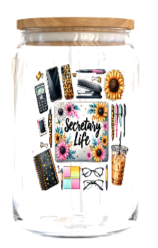 Secretary Life- Journal UV DTF DECAL