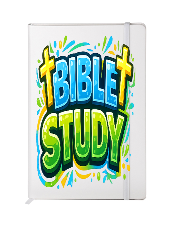 Bible Study ( blue, green, yellow)- Journal UV DTF DECAL