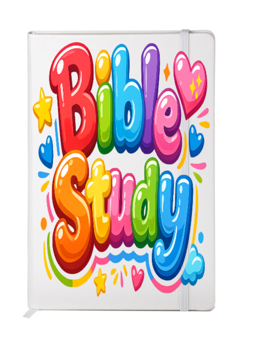 Bible Study ( Colorful )- Journal UV DTF DECAL