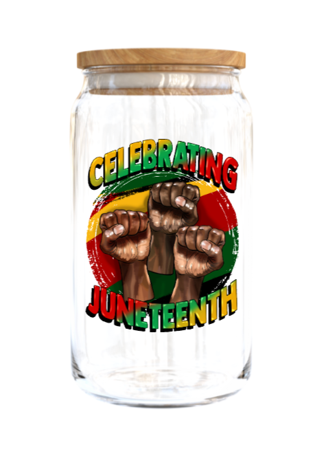 Celebrating Juneteenth - Journal UV DTF DECAL