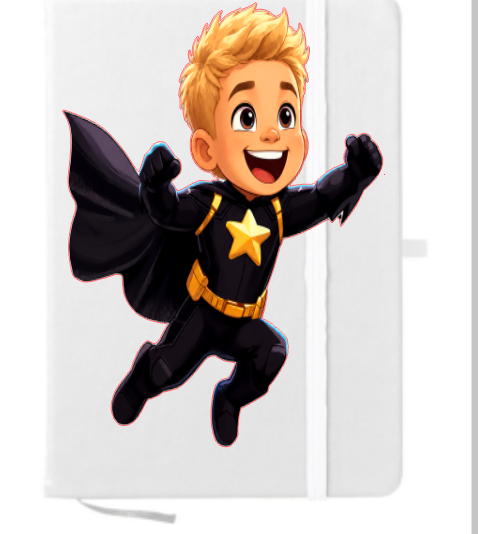 Little Boy Super Hero (Vanilla ) -UV DTF