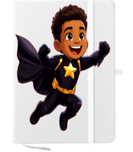 Little Boy Super Hero (Latino) -UV DTF