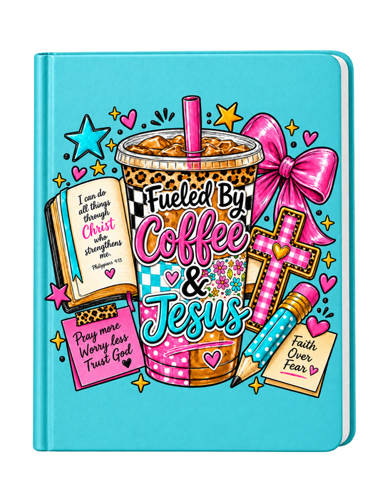Fueled by Coffee & Jesus-UV DTF