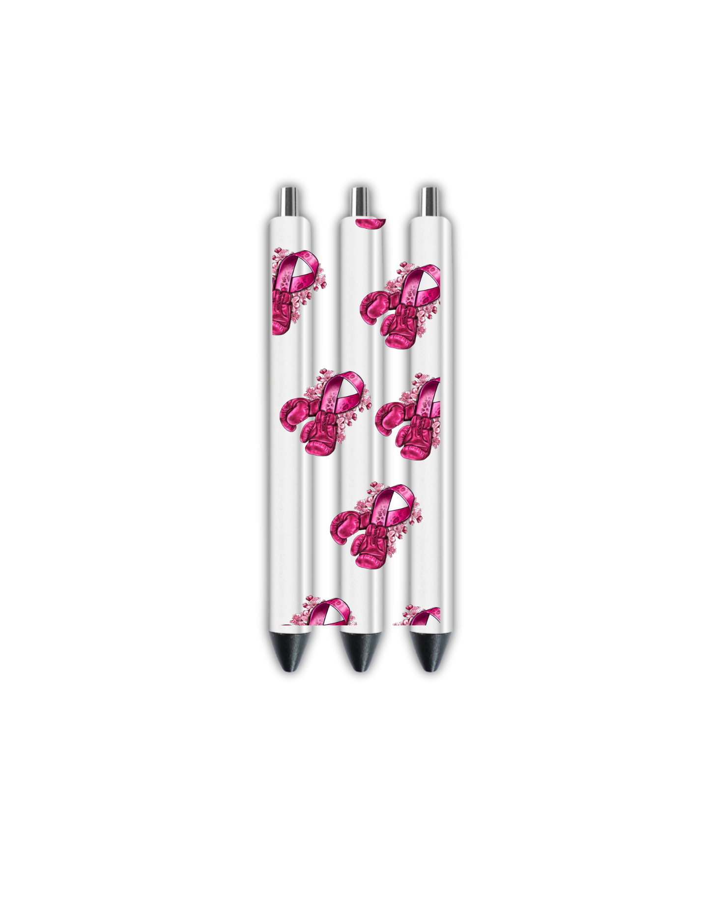 Breast Cancer Pink Boxing gloves- Journal UV DTF