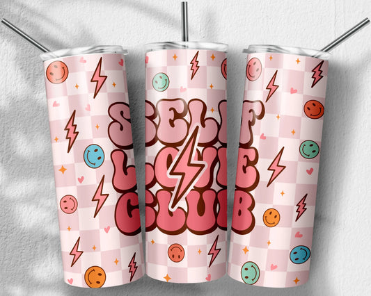 Self love club-20oz Skinny Tumbler