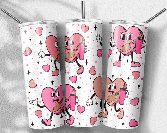 Candy hearts  Belt Bag Inspired-20oz Skinny Tumbler