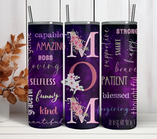 Mother's Day 20oz Skinny Tumbler