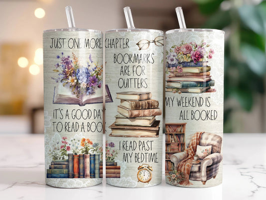 Book lover-20oz Skinny Tumbler