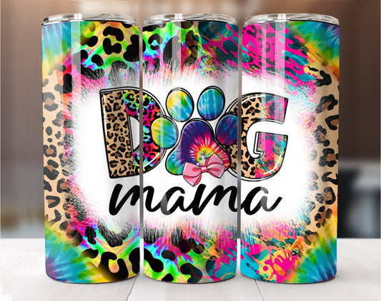 Dog mama-20oz Skinny Tumbler