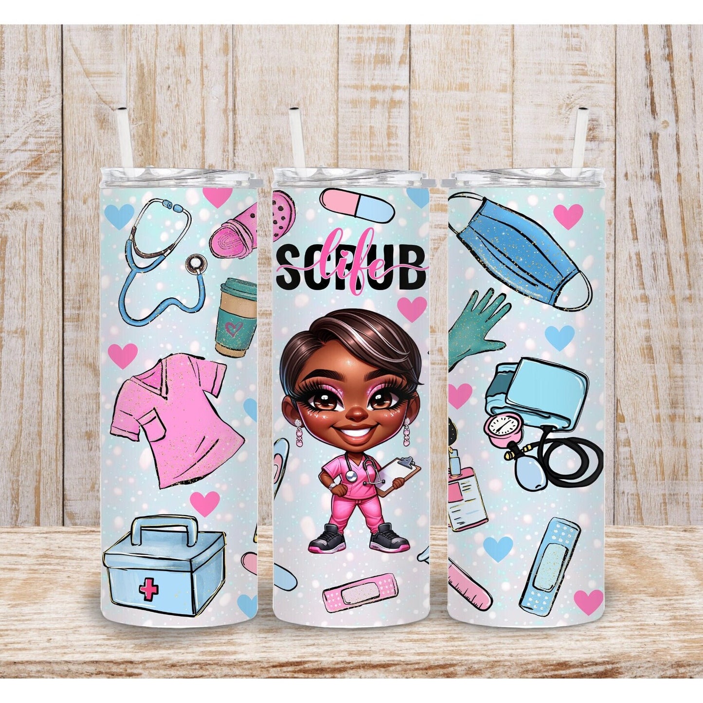 Nurse Life -20oz Skinny Tumbler
