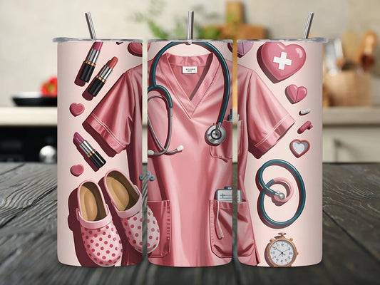 Scrub life-20oz Skinny Tumbler