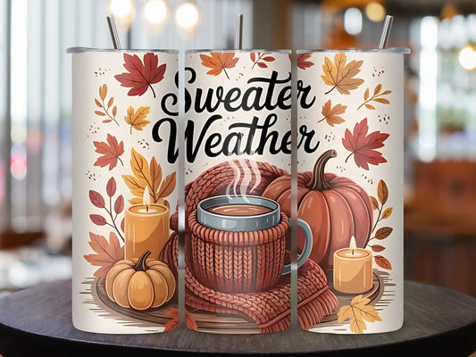Sweater Weather-20oz Skinny Tumbler