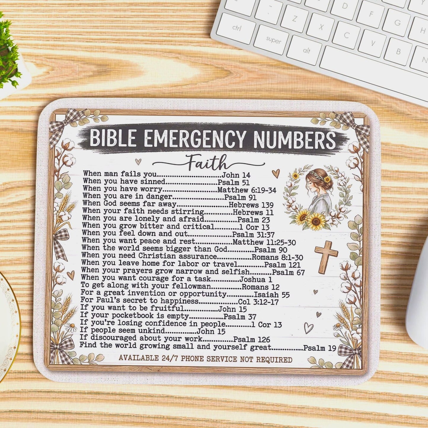 Bible Emergency Numbers  -Ready to press transfer