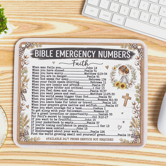 Bible Emergency Numbers  -Ready to press transfer