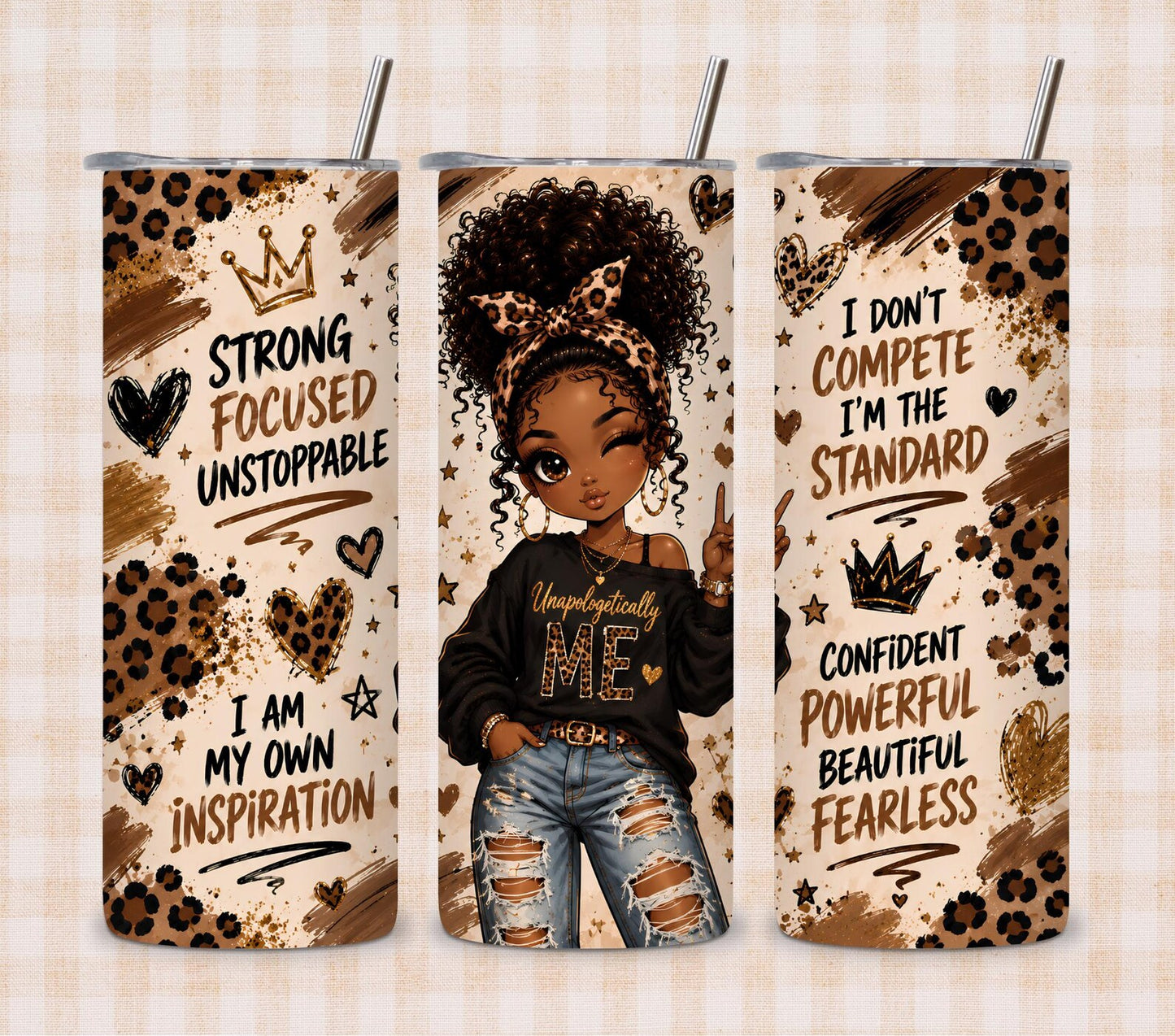 Strong focused unstoppable-20oz Sublimation