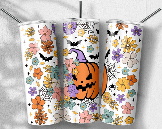 Retro Halloween-20oz Skinny Tumbler