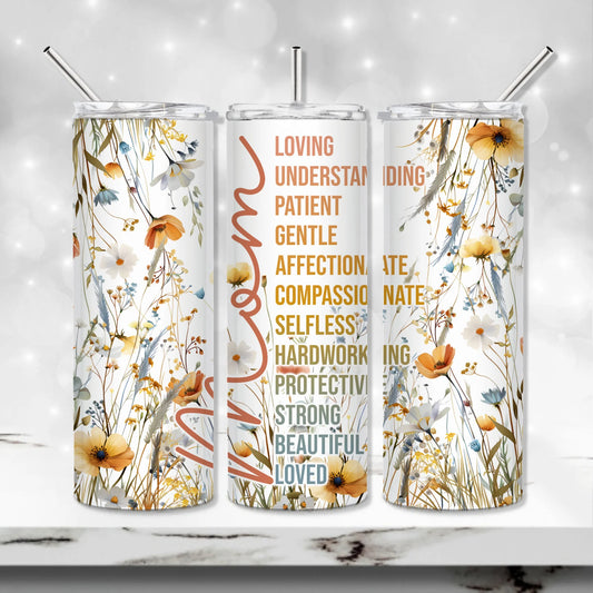 Mom -20oz Skinny Tumbler